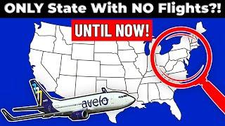 First Flight from the ONLY STATE Without Flights (Avelo Airlines)