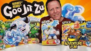 15 Heroes of Goo Jit Zu Including the Ultra Rare "Frostbite" Adventure Fun Toy review by Dad!