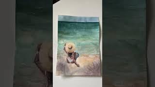 Девушка в купальнике и океан Girl on the beach