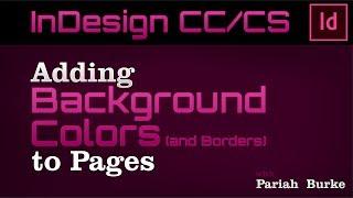 InDesign: Adding Background Colors to Pages in InDesign (All Versions)