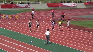 Men's 100m W-Up time race１ Shunya TAKAYAMA 10.44(-2.0) Fuji Hokuroku World Trial2019