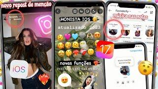 HONISTA V8 ️‍ EMOJIS IOS + FONTES + MÚSICA NAS NOTAS + QUALIDADE MÁXIMA ~ INSTAGRAM ESTILO IPHONE