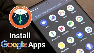 How To Install GAPPS in Any Custom Rom || For Android 13-14 Encrypted and Decrypted Roms