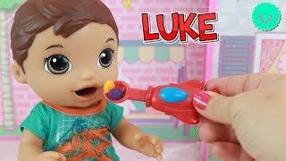 Mi Nuevo bebé LUKE Baby Alive Snacks Divertidos en BB Juguetes