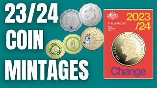 RARE COINS!! Royal Australian Mint Annual Report 2023-24 – Low Mintages to look for!