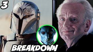 The Mandalorian Episode 3 BREAKDOWN PLAGUEIS! THRAWN! S3