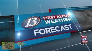 13 First Alert Weather @6AM: Scattered showers and storms Tuesday with slight relief from heat an...