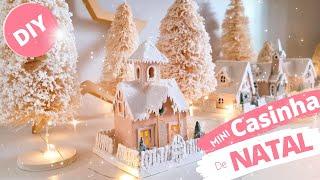 MINI CASINHA DE NATAL | VILA DE NATAL | DECORAÇÃO DE NATAL | DIY |CHRISTMAS DECOR