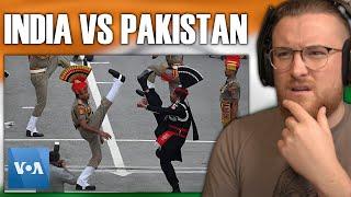 Royal Marine Reacts To Guards at India-Pakistan Border Perform Independence Day Ceremony