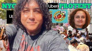 NYC Uber drivers protest to stop Uber App lockouts, July 17th