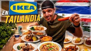 COMIENDO en el RESTAURANTE IKEA de TAILANDIA  (TODOS LOS PLATOS) *EL MEJOR IKEA Y MÁS GRANDE*