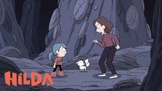 Hilda and Johanna quarrel in the Stone Forest