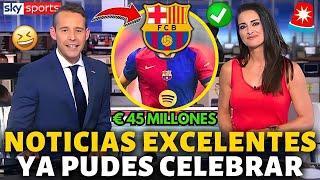 OFICIAL EXCELENTE NOTICIA!¡BARCELONA CONFIRMÓ AHORA!¡YA PUEDES CELEBRAR!¡NOTICIAS DEL BARCELONA!