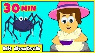 Wenig Fräulein Muffet | Little Miss Muffet | Kinderlieder | Nursery Rhymes in German