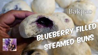 Blueberry (Pie Filling) Steamed Buns - Bakpao