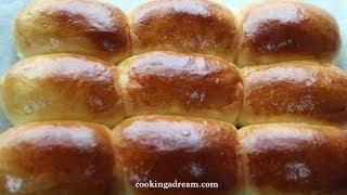 Soft Garlic Bread Recipe/Dinner Rolls--Cooking A dream