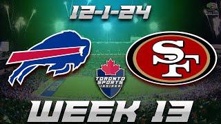 San Francisco 49ers vs Buffalo Bills LIVE Stream Game Audio | NFL Week 13 LIVE Streamcast & Chat