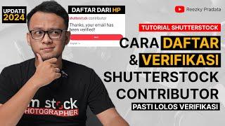 Cara Daftar dan Verifikasi Email Shutterstock Contributor 2024 cuma dari HP