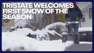 Tristate welcomes first snow of the season