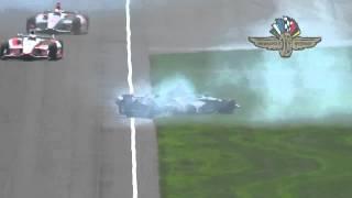 Kurt Busch Crashes in Indy 500 Practice