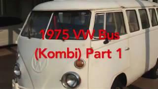 VW Bus Split Windows Full Restoration From Brazil to USA Part 1