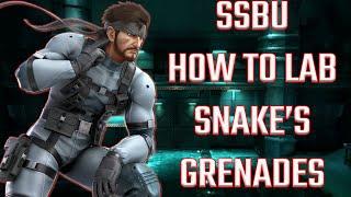 SSBU How To Lab Snake's Grenades
