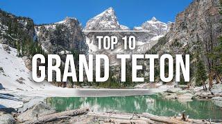 TOP 10 MUST SEE Things to Do in Grand Teton National Park 4K | Quick Guide