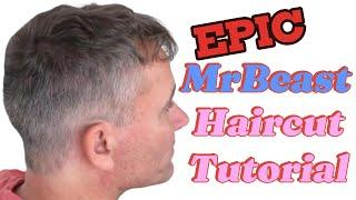 EPIC MrBeast haircut tutorial by Vivyan Hermuz #vivyanhermuz #mrbeast #haircut#hairstyle #epic #top