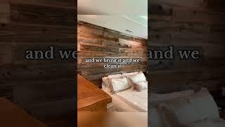 Attention Rustic Wood Lovers! Transform your space with **Rockin Wood Reclaimed Wood Planks**! 🪵