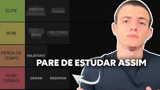 Rankeando os principais métodos de estudo com base na CIÊNCIA | Qual é a melhor técnica de estudo?