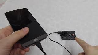 How to charge the Yi 4K+ camera (while recording video) from a smartphone