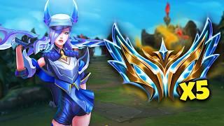 Saber Caitlyn in a FULL Challenger lobby?!