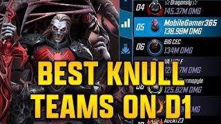 BEST KNULL TEAMS - NORMAL DIFFICULTY - MARVEL Strike Force - MSF