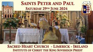 Saturday 29th June 2024: Saints Peter and Paul