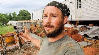 Set In Stone || Home Addition Build Recap 6