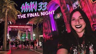 HHN33: The FINAL Night of Halloween Horror Nights 2024! | Scarezones, Goodbyes, and Final Thoughts