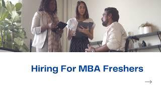 Hiring For MBA Freshers | MBA Jobs | Career Opportunities | Phoenix | BDE Jobs |