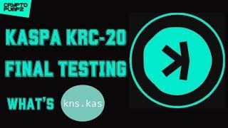 KASPA KRC-20 COMING SOON