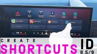 iDrive 8.5/9: Create shortcuts and master QuickSelect