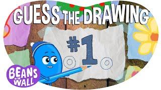 Guess the Drawing #1 | Kids Songs | Beans in the Wall