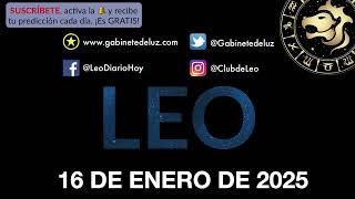 Horóscopo Diario - Leo - 16 de Enero de 2025.