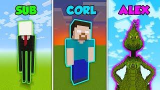 SUB vs CORL vs ALEX - WORST FEARS in Minecraft! (The Pals)