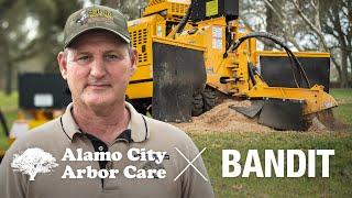 BANDIT & Alamo City Arbor Care: 2890 Stump Grinder's POWER + PRODUCTION Outpaces Competition