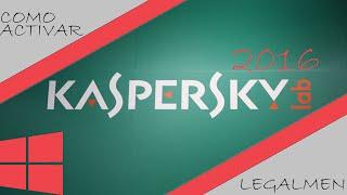 COMO ACTIVAR KASPERSKY ANTIVIRUS 2016 | Para Siempre Trial Reset