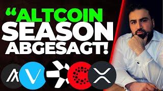 Krypto: Altcoin-Season ist abgesagt!?