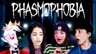 Ranboo plays Phasmophobia with Sykkuno, Valkyrae & Aimsey