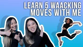 Learn 5 Waacking Movements with me! | Tutorial & Learn with me