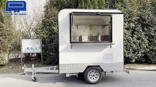 Special promotion Mini cart food trailer caravan van scooter