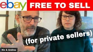 Free To List On ebay For Private Sellers - Will This Benefit Business Sellers Too?