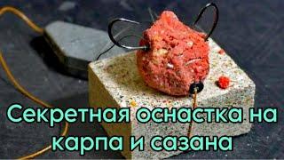 Как поймать САЗАНА и КАРПА на СЕКРЕТНУЮ ОСНАСТКУ #флэтфидер #макушатник #донка #карп #сазан #карась